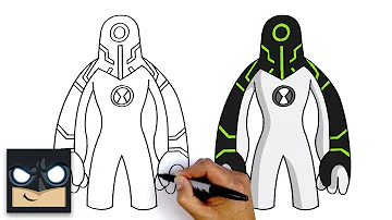 How do you draw a simple ben 10?