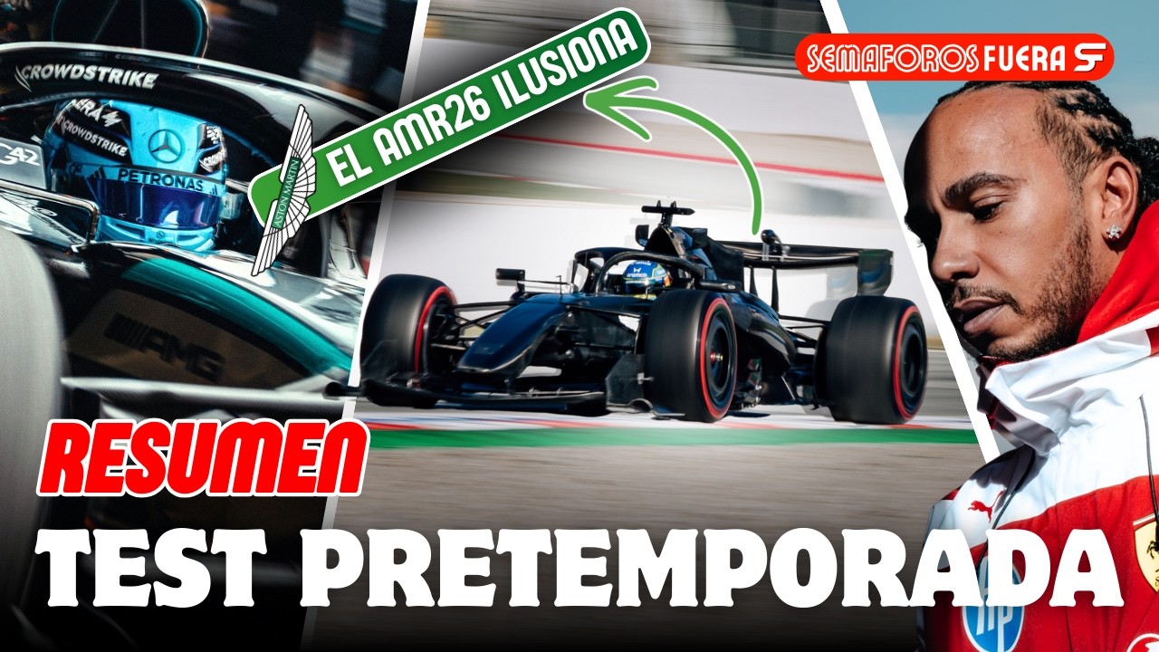 El ASTON MARTIN de NEWEY es ÚNICO | RESUMEN TEST PRETEMPORADA F1 2026 BCN  | SemaforosFuera