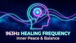 Sleep Instantly with 963Hz • Divine Frequency for Total Mind Reset