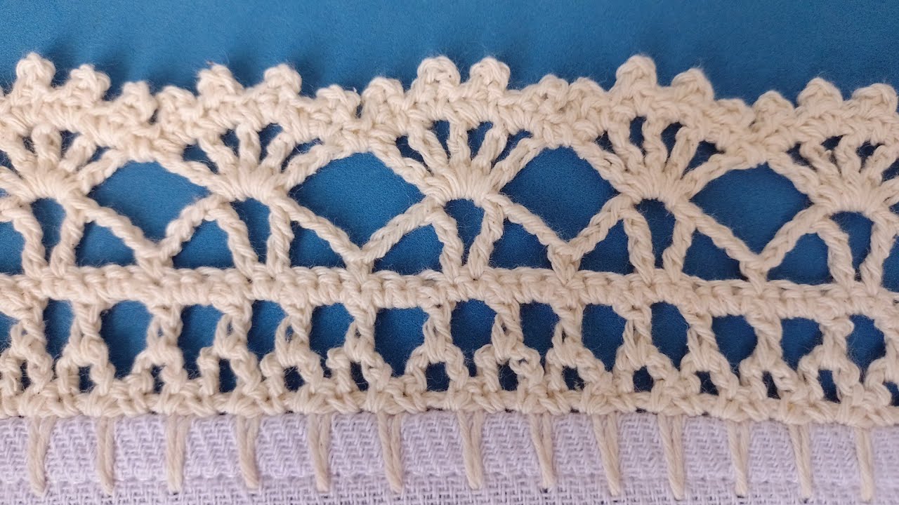 Como fazer bico de crochê economico#11