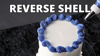 Mastering Reverse Shell Border | Cake Decorating Tutorial Details