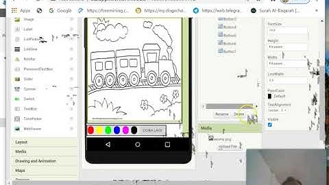 MEMBUAT APLIKASI MEWARNAI ANDROID MENGGUNAKAN APP INVENTOR Part 1