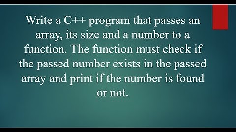 Find number in array c++ | how to learn | UCP | in Urdu/Hindi