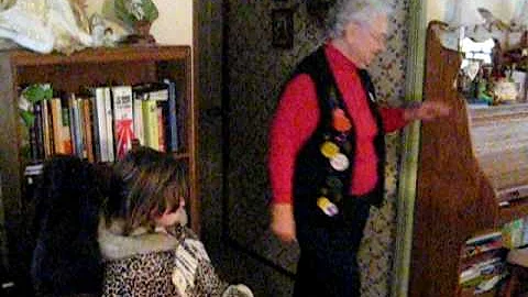 Visitors to Grandma McGuire's house