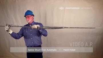 Splice Shunt Application for Installation Over Automatic and Compression Conductor Splices