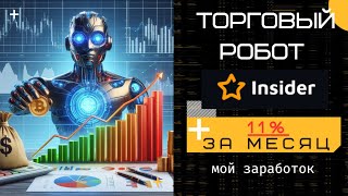 Бесстрашный торговый робот: 11% прибыли за месяц. Заработок в интернете. #инвестирование