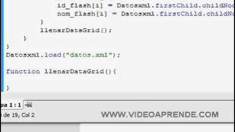 Cargar Datos desde XML gran cantidad de datos con Flash AS2