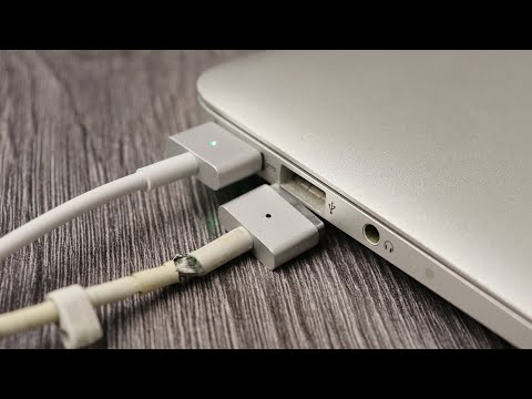 Замена провода на MacBook Air 13,  купил на Али кабель magsafe 2