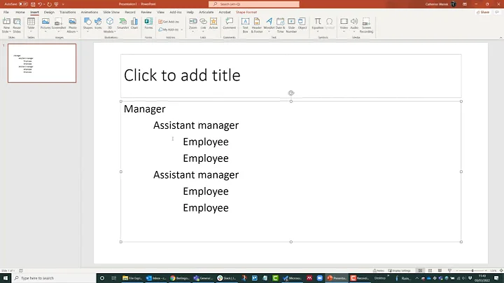 #680 Create an organisation chart in PowerPoint hack