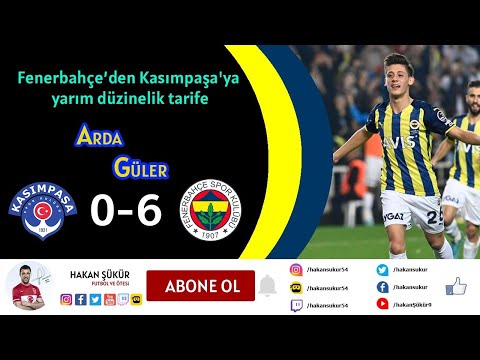 #Fenerbahçe’den Kasımpaşa'ya yarım düzinelik tarife 0-6 #ardagüler