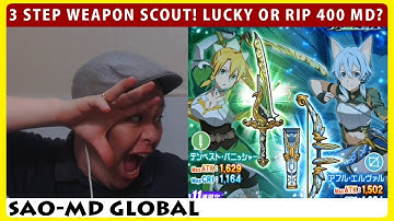 Lucky or RIP? 400 Diamonds 3 Step Weapon Scout (SAOMD Memory Defrag)