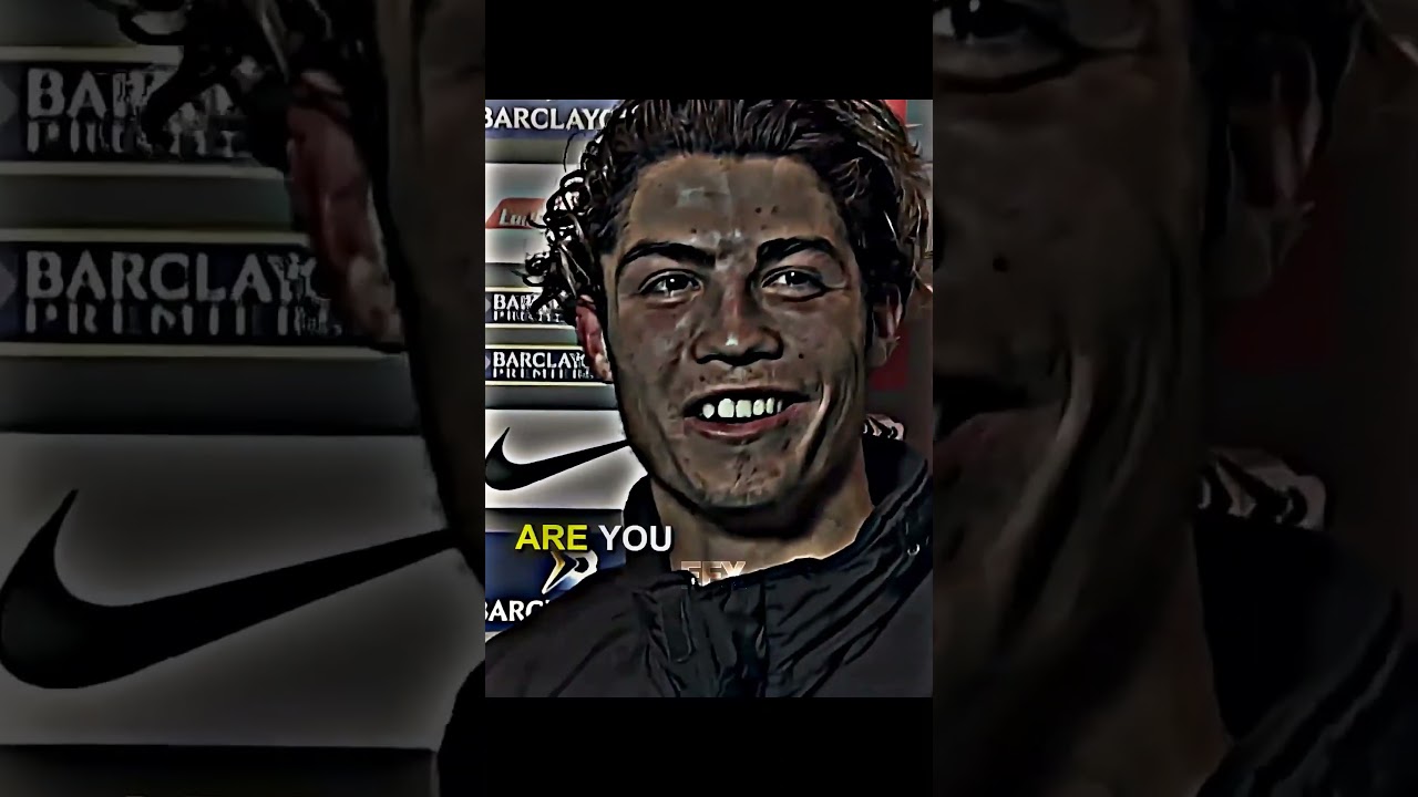 Ronaldo's first versus last interview #shorts