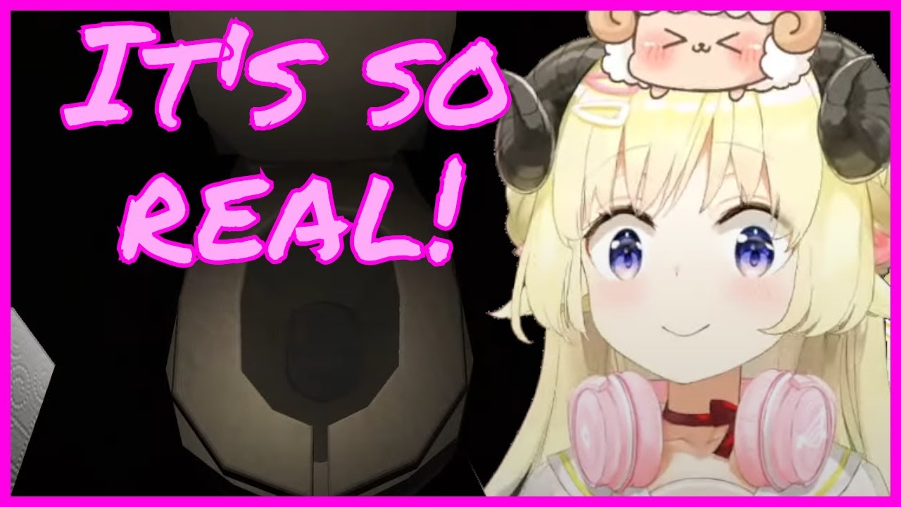Blessed Sheep Screams - Watame Returning Home to her toilet [Hololive]