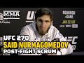 Said Nurmagomedov Wants Marlon Vera Or Top 15 Opponent Next | UFC 270 | MMA Fighting