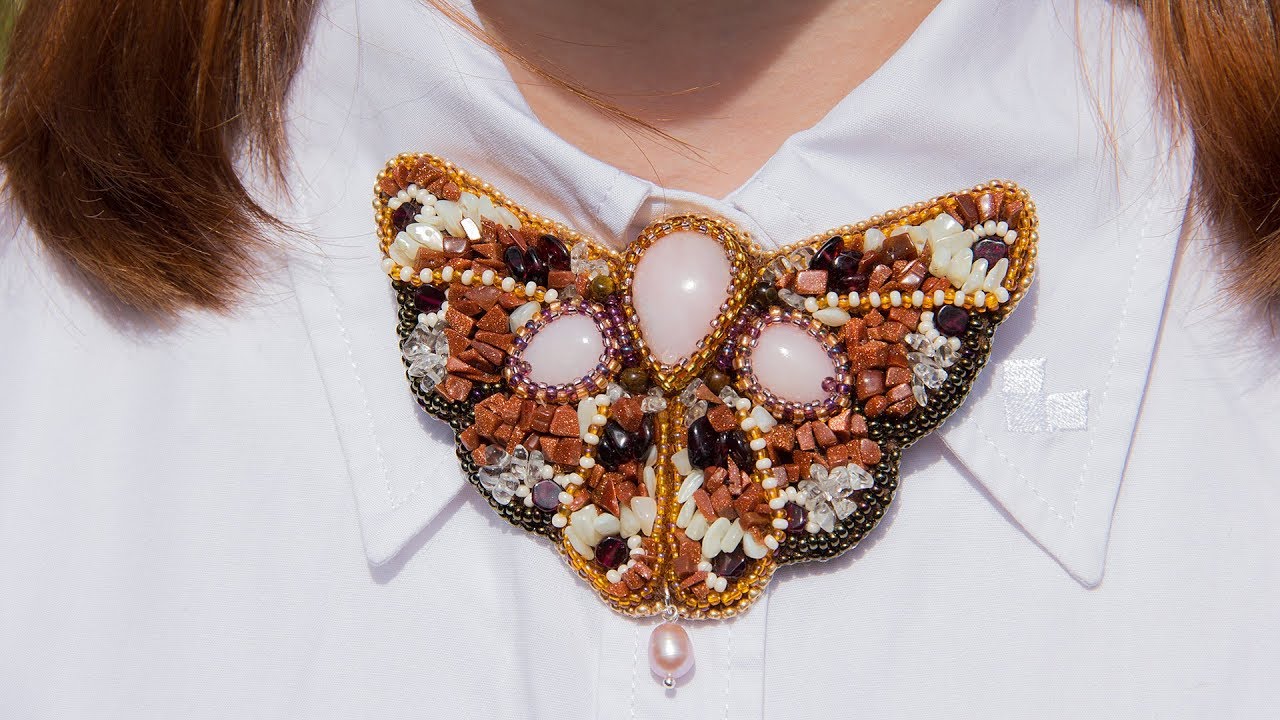 Мастер класс Оригинальная брошь в стиле Арт нуво с оптическими иллюзиями своими руками