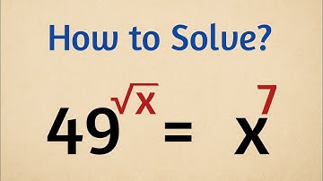 A Nice Olympiad Exponential Problem | Can You Solve This? | X = ?