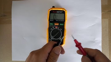 PEAKMETER Multimter MS8232 Continuity Buzzer Operation Method