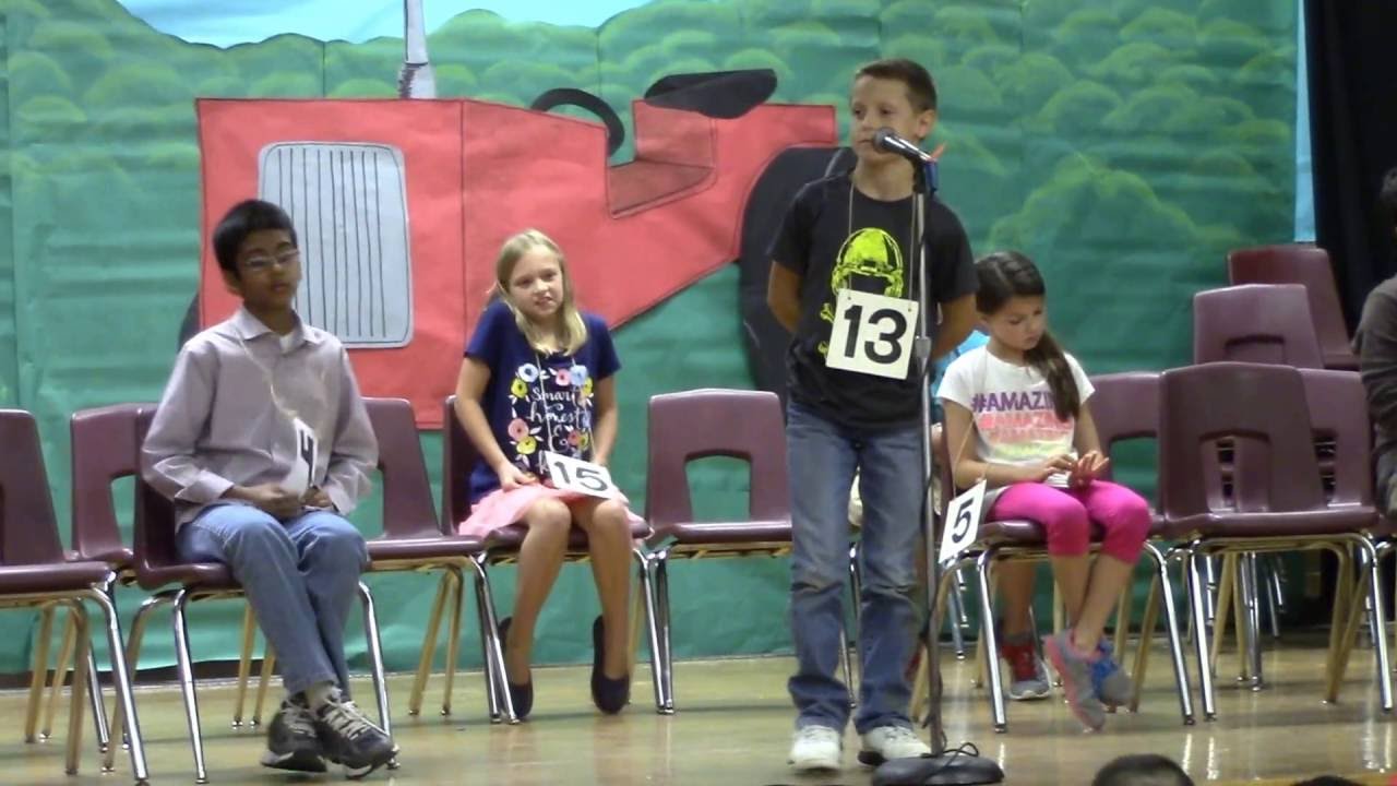 Spring Garden Elementary School Spelling Bee November 17,2016 (Part 2