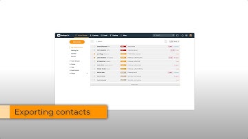 How to export CRM contacts | OnePageCRM How To