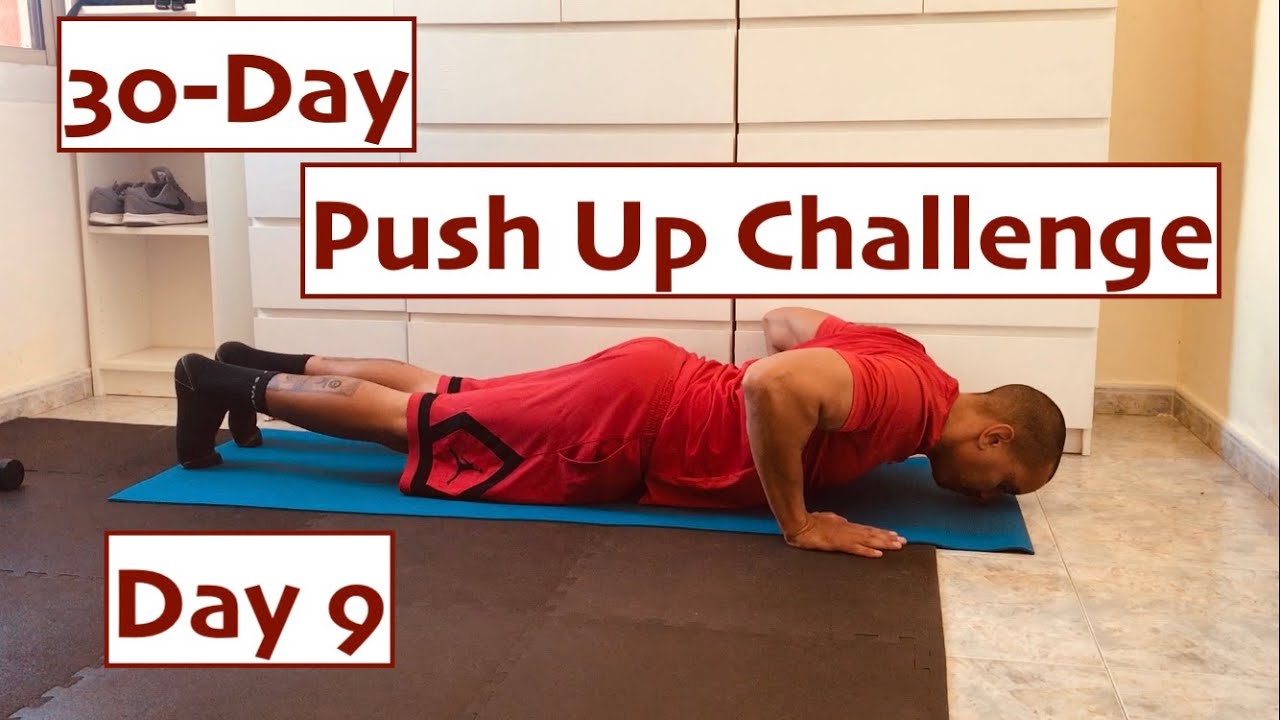 30-Day Push Up Challenge for Beginners - Day 9 (PT James 3️⃣0️⃣-Day ...