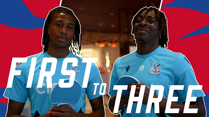 Olise v Eze | FIRST TO THREE: Table Tennis 🏓