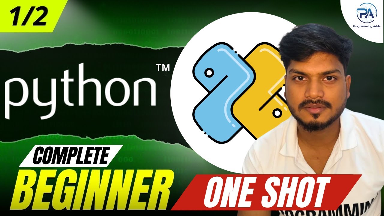 Complete Python Course in Hindi 2026 | Part 1 | Python for Beginners