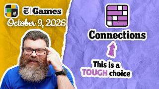 Am I right | NYT Connections October 9, 2026