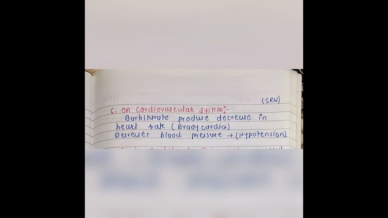 Sedative and Hypnotics