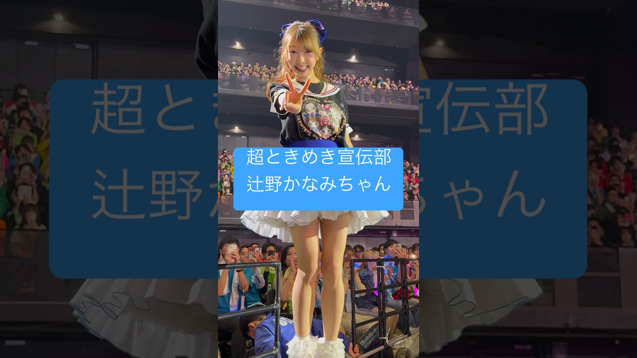 超ときめき宣伝部 かなみんですわ#超ときめき宣伝部 #超とき宣 #どりーむじゃんぼ #ライブ #とき宣 #画面越しのエンジェル #私がチョコです #あっち向いてキュン #辻野かなみ #かなみん