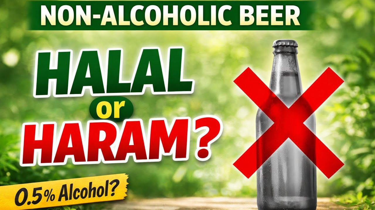 Is Non Alcoholic Beer Halal? | Alcohol in Halal Food Explained | Islamic Rulings by Assim Al Hakeem.