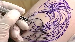 How To Tattooing BLACK Tattoo [Part 1] | Close Up. Tattoo tutorials 