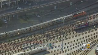 Metra BNSF and Southwest Service Trains Delayed During Rush Hour; Train Blocking All Tracks Out Of R