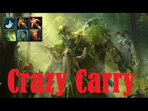 Treant Protector Carry Build Awesome Gameplay Dota 2 Youtube