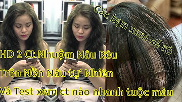 Hướng Dẫn Nhuộm Nâu Rêu Trên Nền Nâu Tự Nhiên Đơn Giản#hairdressing #đàotạonghề #sàigòn #dayhoc