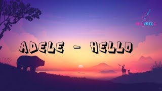 Adele - Hello (lyrics)