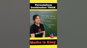 Permutations and Combinations trick🔥| Class 11 Maths| JEE Main #youtubeshorts #shorts #ashortaday