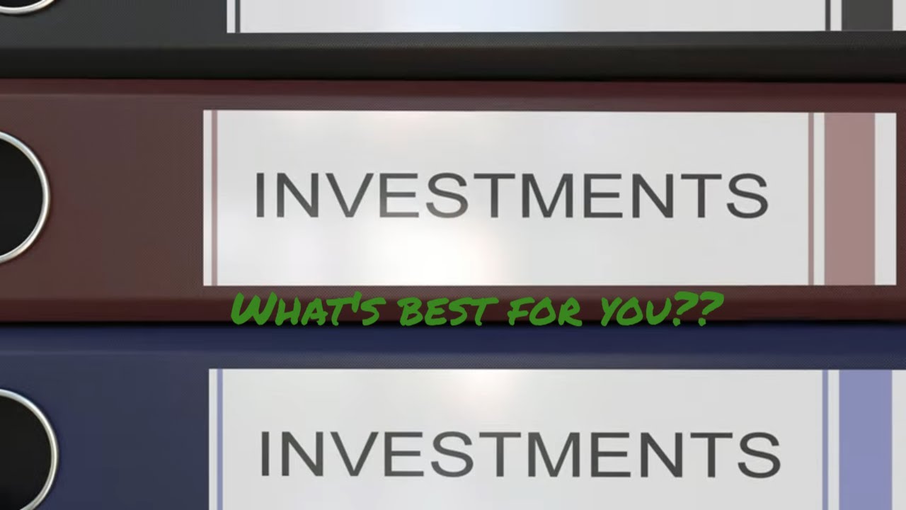 Different Types of Investments: What's Your Pick?