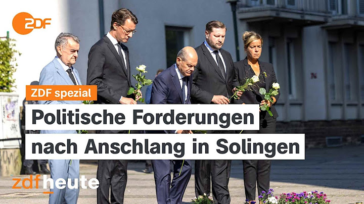 Nach dem Anschlag in Solingen – Welche Forderungen lassen sich umsetzen? | ZDF spezial