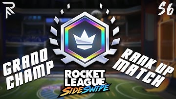 Grand Champion Rank-up Game in Rocket League Sideswipe Season 6 | 2v2 Gameplay