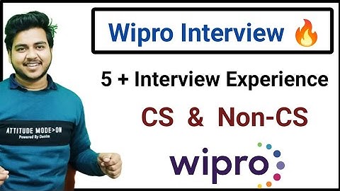 5 + Wipro Interview Experiences 2022 | How to Answer in Wipro Interview |  |3.5 LPA Project Engineer