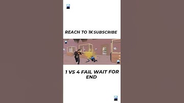1 VS 4 FAIL WAIT FOR END REVENGE #shortvideo #viral #bgmi #pubgmobile #shortfeed