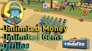 stick army mod apk unlimited money and gems(Link Di Deskripsi) screenshot 1