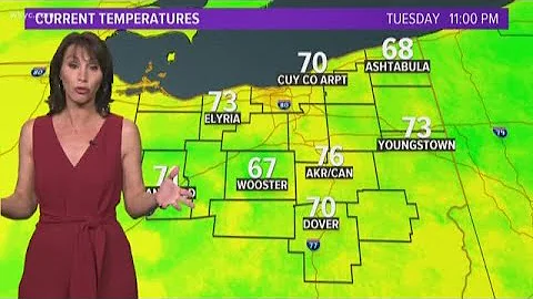 11 p.m. weather forecast for October 1, 2019