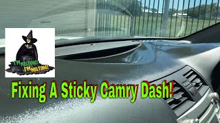 Fixing A Sticky Toyota Camry Dashboard #stickydash #toyotacamry screenshot 1