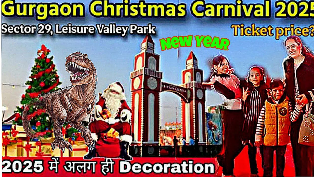 Gurgaon Christmas carnival 2025/christmas mela 😊