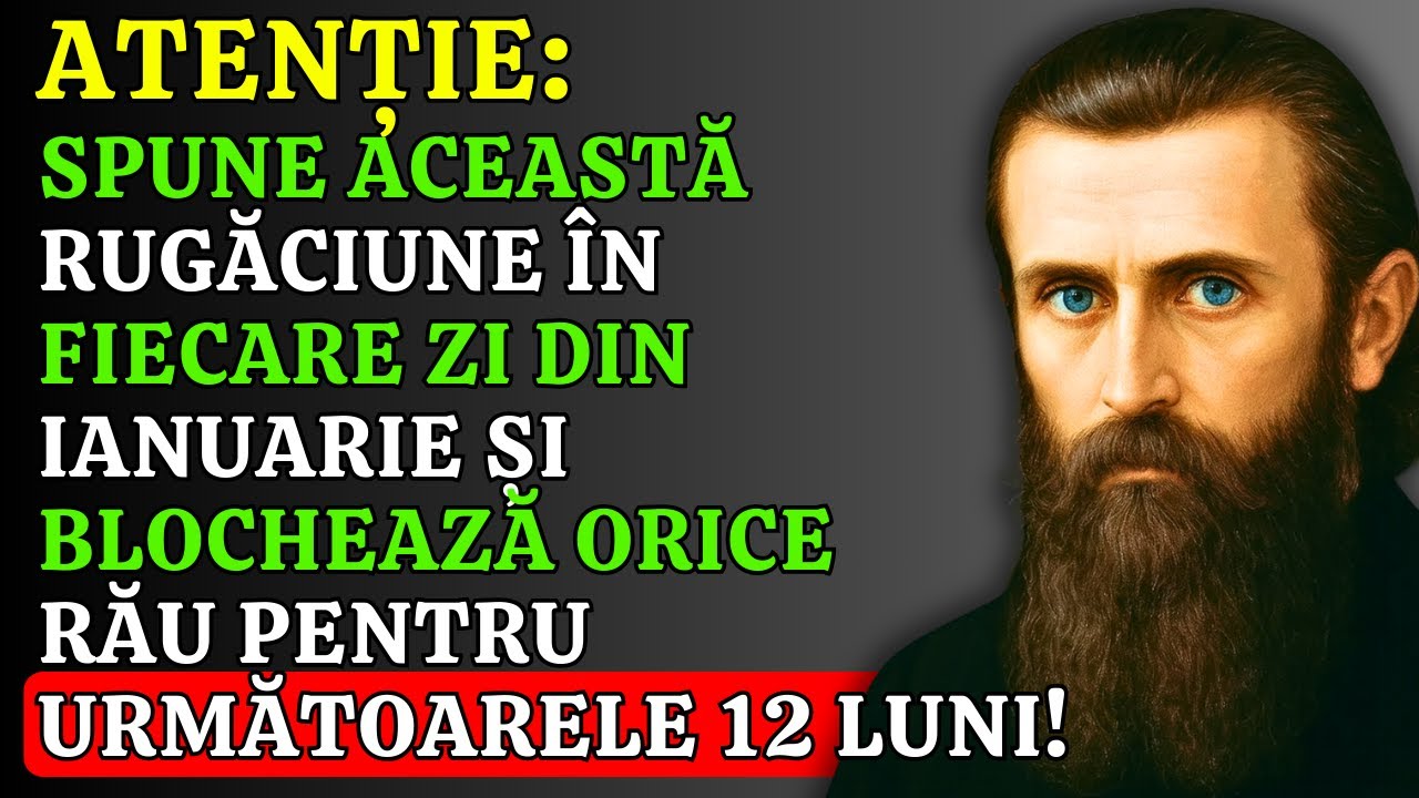 SPUNE ACEASTĂ RUGĂCIUNE SECRETĂ ÎN FIECARE ZI DIN IANUARIE ȘI VEI BLINDA ANUL 2026 COMPLET | BOCA