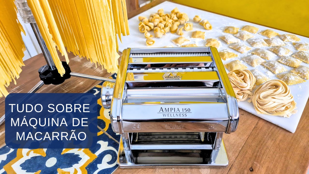 Máquina de Massas Marcato (Tudo Sobre e Receitas Bônus) - Minha Cozinha Amarela