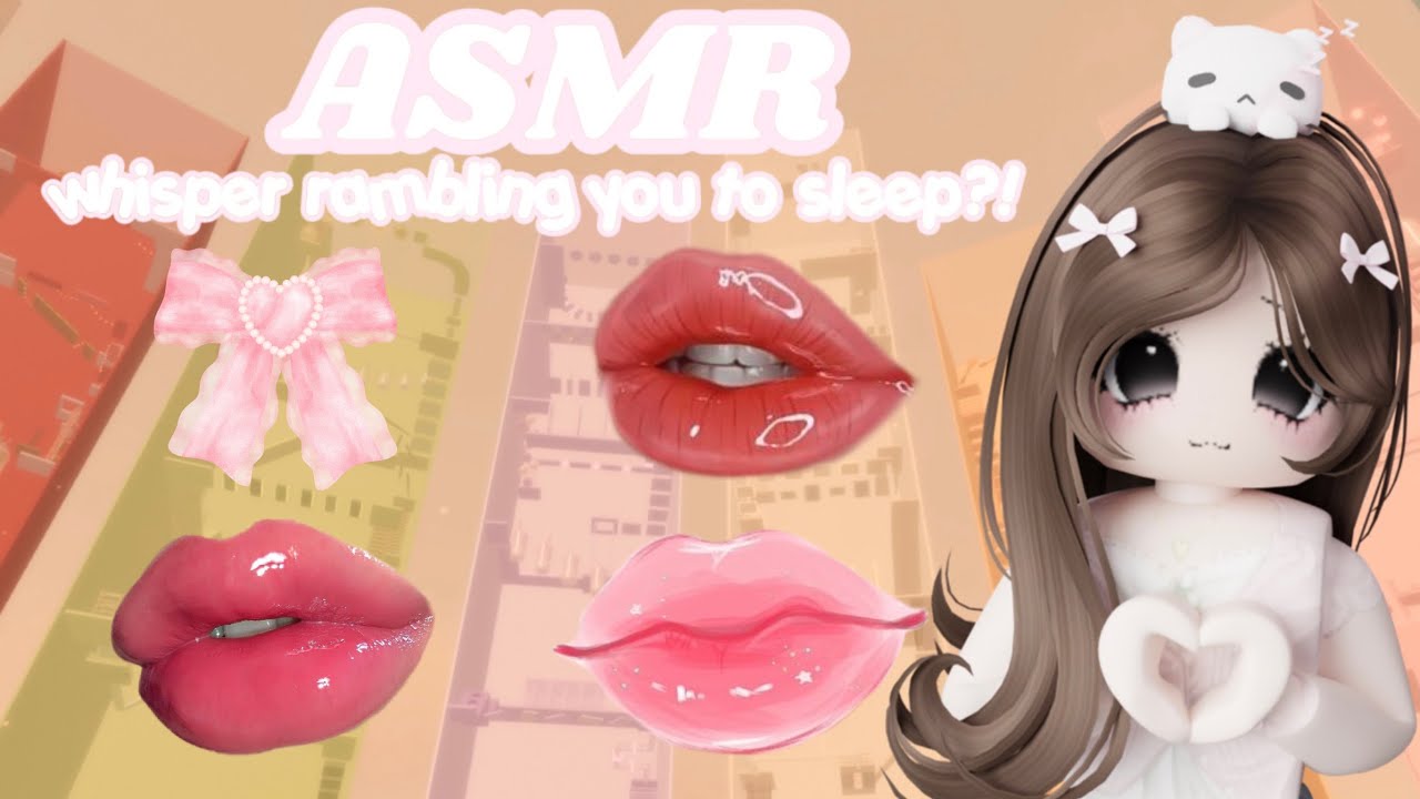 ♡ Roblox ASMR 🎀 whisper rambling YOU to SLEEP?! 🤍 (yapping session :3)