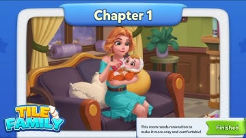 💖Tile Family: Match Puzzle Game🏠Chapter 1 Complete👪💖|Chamor Games