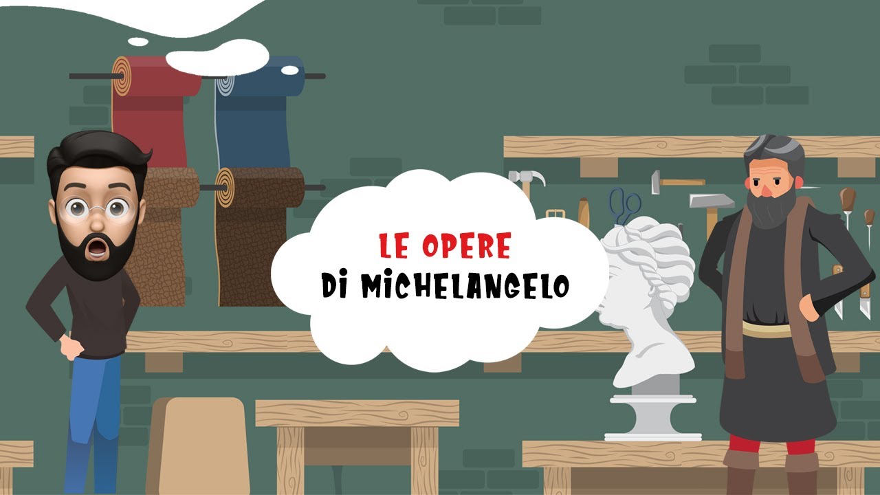 Le opere di Michelangelo Buonarroti ! Scopri il grande artista con Arte Concas Kids